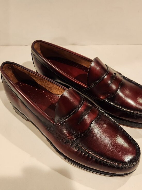 Bass Weejuns Penny Loafer Burgundy Genuine Leather *AS IS* main image 16